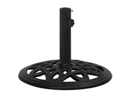 Vidaxl Base Para Guarda-sol Ferro Fundido 44x44x32 Cm Preto