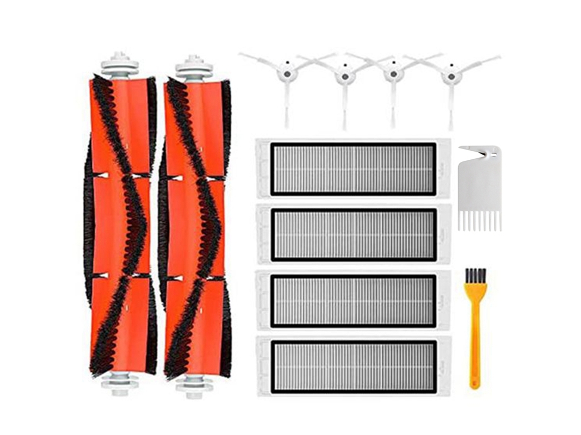Para xiaomi roborock robô s50 s55 aspirador de pó kits peças reposição filtro escova lateral rolo substituição