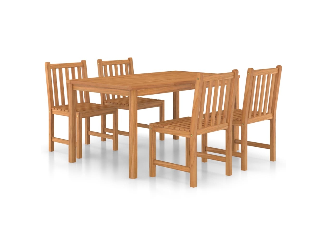 Garden Dinings Set, Garden Dining Sets Vidaxl Marrom Madeira (n/a)
