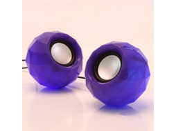 Alto-falante (luz De Respiração, Tocando Som) M01 Alto-falante De Luz De Respiração, Pequeno Alto-falante Para Laptop E Computador Desktop (roxo)