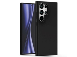 Capa Gentil para Samsung Galaxy S24 Ultra MERCURY Pele Sintética Preto