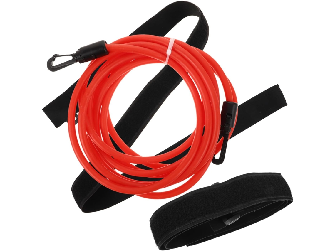 Faixa Elástica De Resistência Para Natação, Cinto Treinamento Adultos E Corda Portátil Exercícios Na Piscina