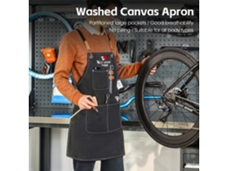 Delantal de Lona Gruesa para Manutenção de Bicicletas, Carpintaria e Jardinagem S/MARCA
