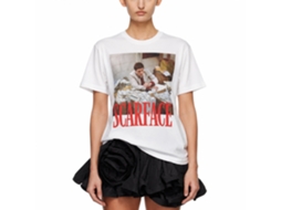 Rockinstone Scarface Movie Money Stacks White Adult T-shirt Size:xxxl