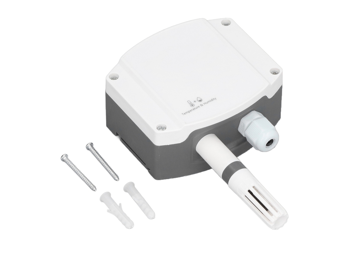 Sensor Temp Umidade Parede LAXISCREED 4 20ma