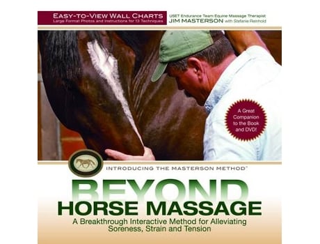 Livro beyond horse massage wall chart de jim masterson (inglês)