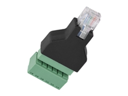 Mali adaptador Conector Rj12 6p6c Macho para Terminais de Parafuso 6 Pinos Ethernet