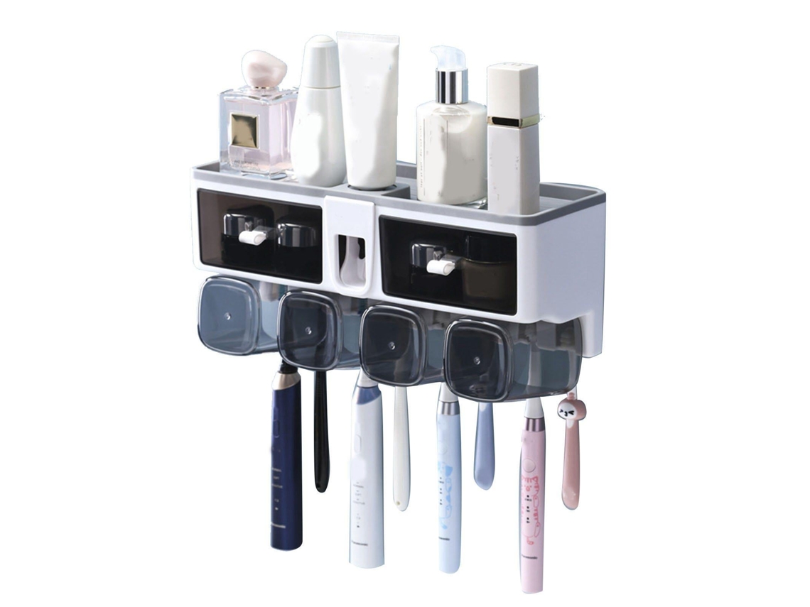 Suporte para escova de dentes com capacidade para 4 copos AQUAFORGE