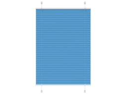 Vidaxl Azul Plissada Cega 95x100 Cm Largura Tecido 94,4 Cm Poliéster