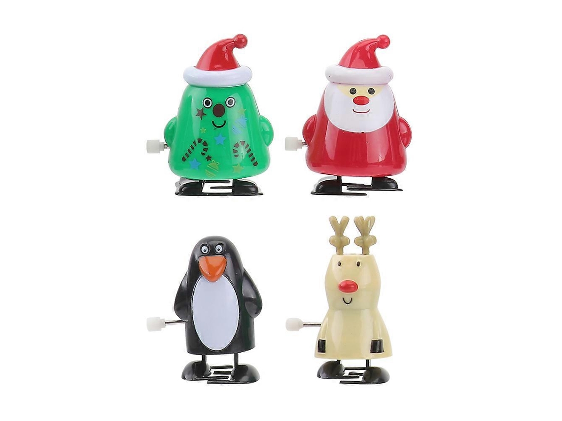 Brinquedo De Corda Natalício Com 4 Peças