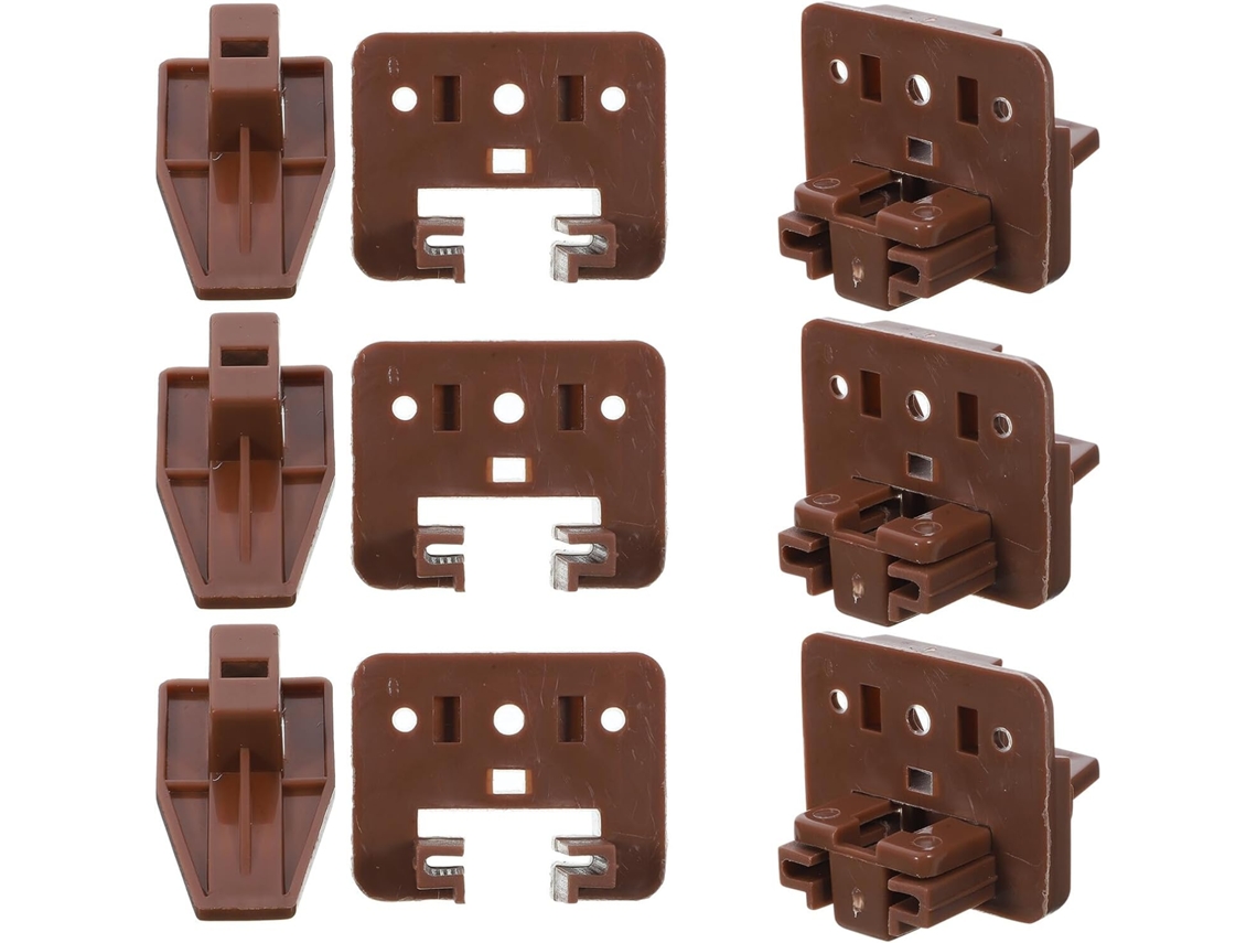 Conjunto De 10 Corrediças Gaveta Em Abs Para Fácil Instalação E Uso Confiável Reposição