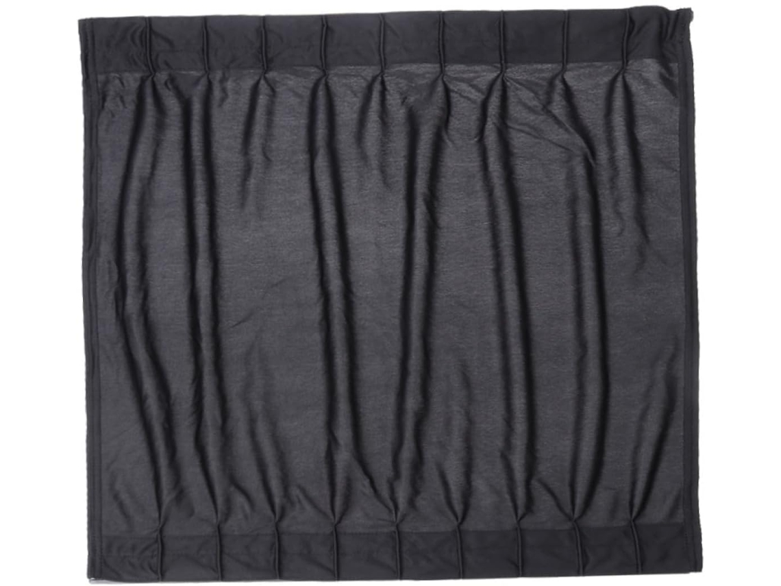 Cortinas Pretas Para Janelas Laterais De Carros Com Trilhos Adesivos Em Abs.
