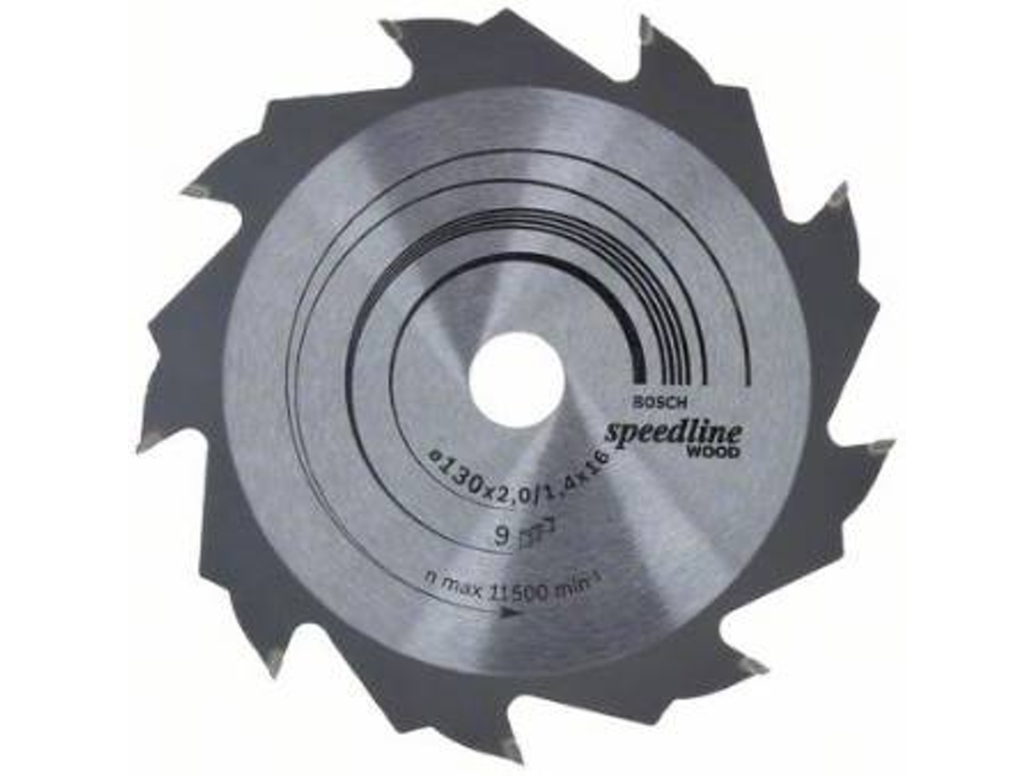 Disco de Serra Circular BOSCH Speedline Madeira 130x16x2.0 mm - 9