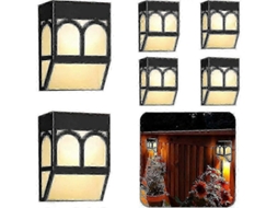 Pacote Com 6 Luzes Solares Para Jardim Externo Luzes Decorativas À Prova Dágua Com Energia Solar Olysi Shop