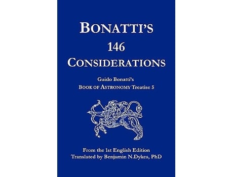 Livro Bonattis 146 Considerations de Guido Bonatti (Inglês)