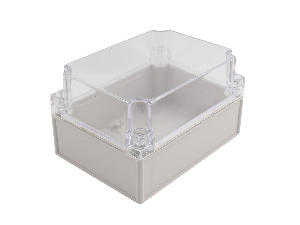 Caixa Transparente À Prova D'água para Projetos Eletrônicos, com Dimensões de 175x125x100mm CHABERLU