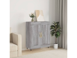 Vidaxl Aparador 69,5x34x90 Cm Derivados De Madeira Cinzento Sonoma