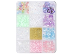 12 Grades 3d Laços Pingentes De Unhas Formato Misto Laço Unhas Art Pingentes Pérolas Resina Unhas Art Decorações Para Unhas De Acrílico Hengrongshen