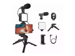 Kit De Vlog Para Smartphone Com Suporte Para Tiktok, Youtube E Stream Slowmoose