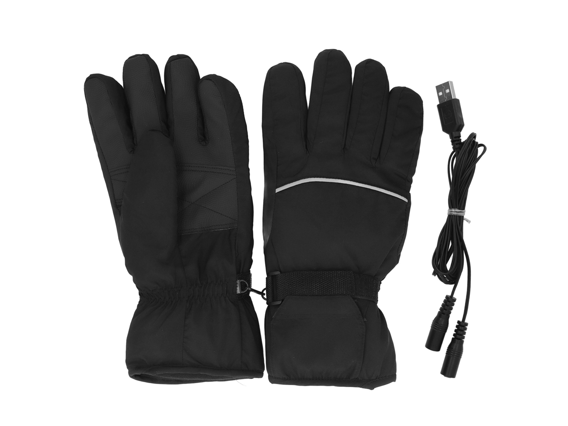 Primerox luvas Elétricas Aquecidas Tela Tática Impermeáveis Ajustáveis Quentes para Esportes Ao Ar Livre Preto