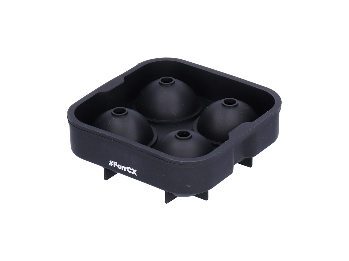 Laxiscreed Molde De Cubos De Gelo De Silicone Com 4 Compartimentos Antiaderrente