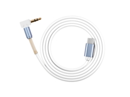 Cabo De Áudio Usb C Para 3.5mm Com Ângulo Retto (transmissão De Áudio, Conectividade Versátil)