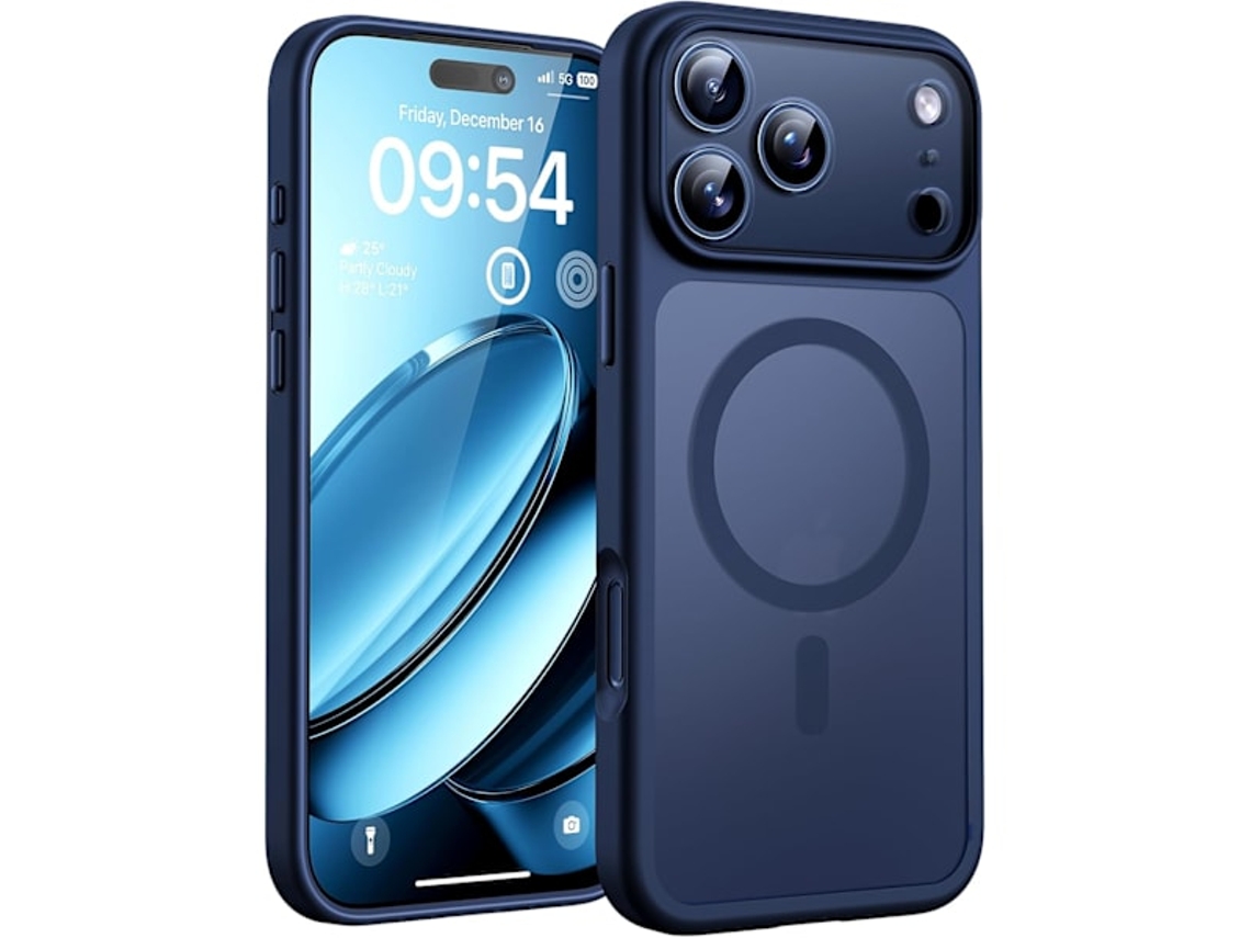 Capa Magnética Para Iphone 17 Pro De 6,3 Polegadas, Compatível Com Magsafe (azul Escuro)