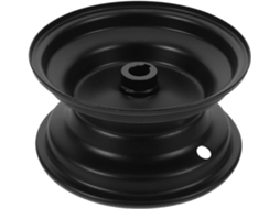 Aro de roda atv de metal preto de 16 mm para kart e utv, design de precisão