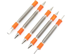 Conjunto De 5 Ferramentas Para Remover Pinos Dobradiças Portas Presos Por Pregos,