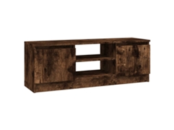 Móvel de Tv com Porta 102x30x36 Cm Carvalho Fumado MAISON EXCLUSIVE