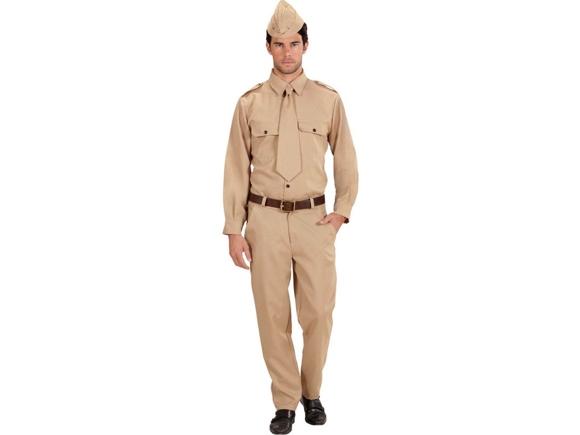 Fato de Homem WIDMANN Soldado Americano dos Anos 50 (Tam.: XL)