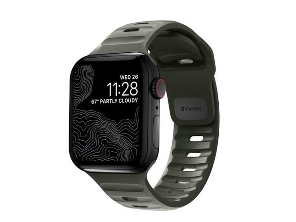 NOMAD Pulseira Esportiva Apple Watch 42-44-45-49Mm Verde