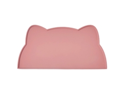 Tigela para Ração de Cachorro e Gato, Tapete de Silicone Antiderrapante e Impermeável Rosa AQUAFORGE