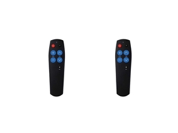 2 Controles Remotos Universais De Aprendizagem Para Idosos, 7 Teclas Grandes Para Copiar Códigos De Tvs, Decodificadores, Dvds E Controladores De Ilu