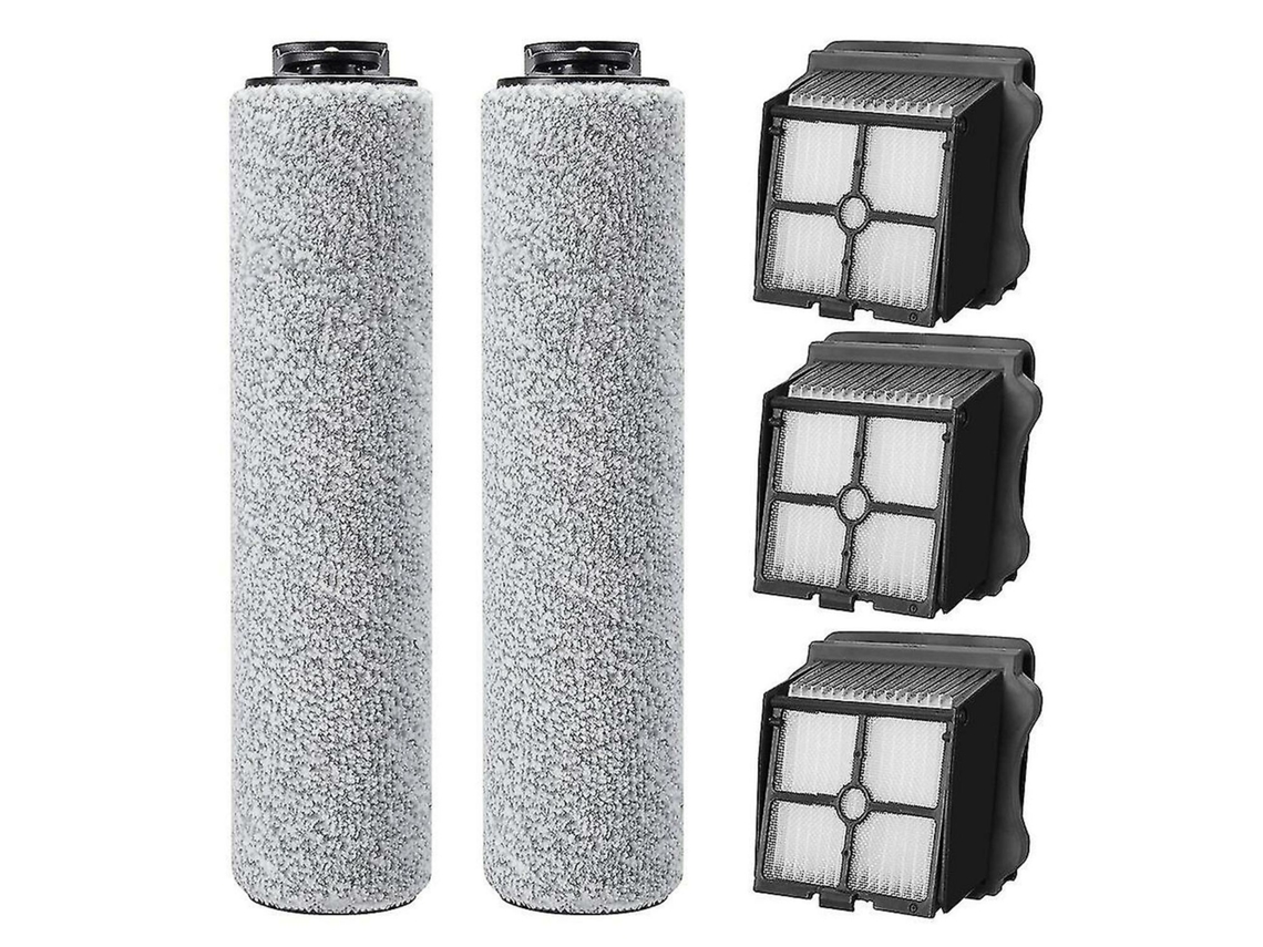 Peças para Tineco Ifloor3Floor One S3, 2 escovas Rolo, 3 filtros HEPA Zeuxo
