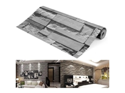 Papel Pintado Efecto Ladrillo 3d 9.5m X 0.53m No Tejido Resistente Al Desgaste Para Salón Dormitorio
