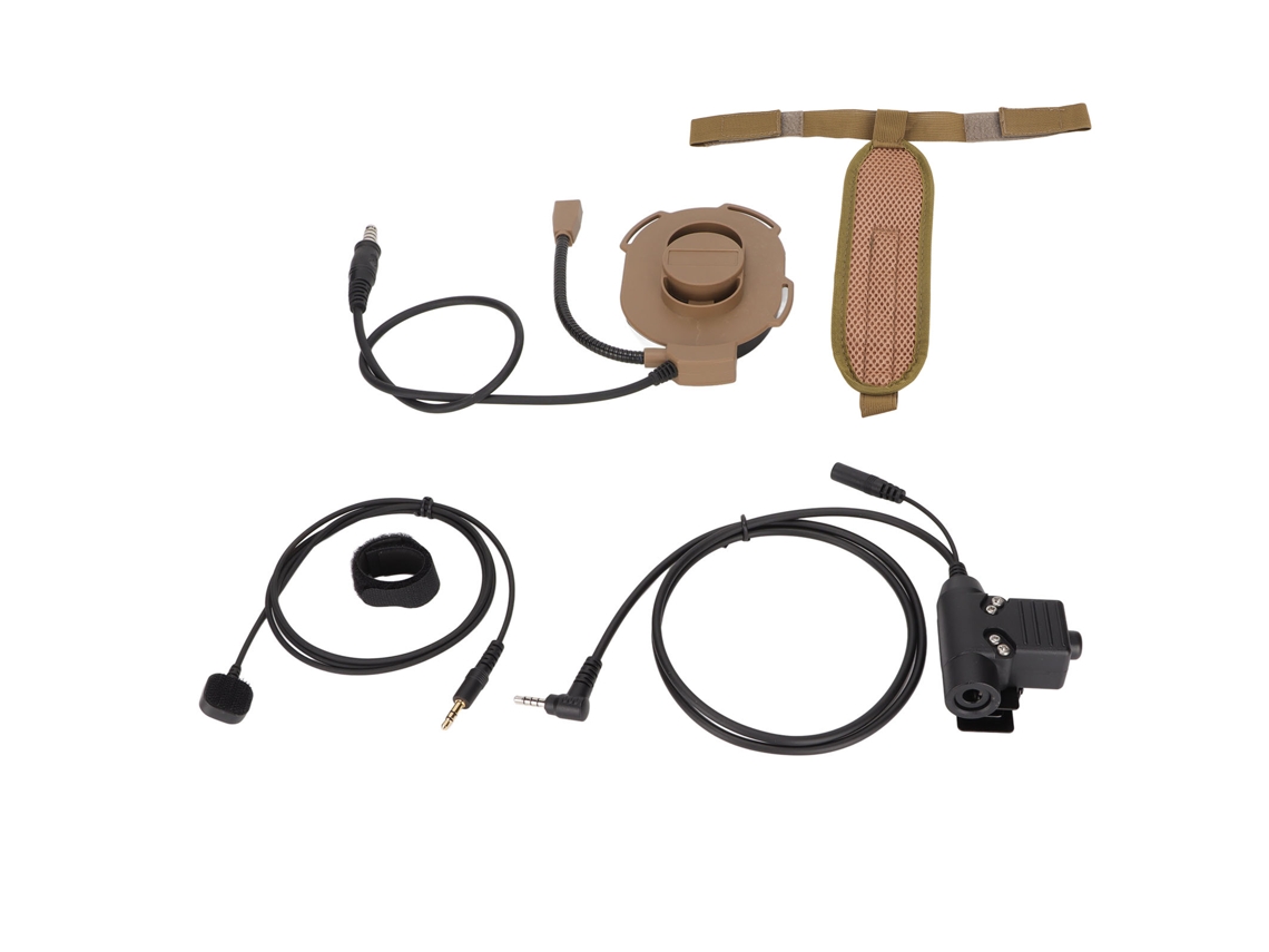 Fone De Ouvido Militar Unilateral Com Redução De Ruído, Microfone De Dedo U94 Para Yaese Vx‑3r