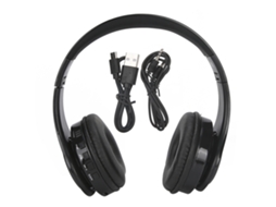 Fone De Ouvido Estéreo Sem Fio Bluetooth 5.0 Com Microfone, Preto. Brilvibera
