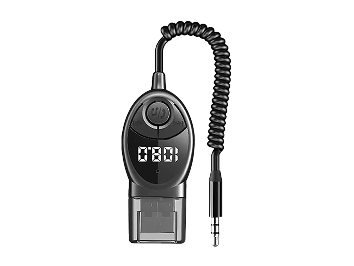 Transmissor Fm Bluetooth 5.3 Veicular, Aux, Led