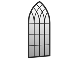 Garden Mirror, Garden Mirrors Vidaxl Preto Ferro (70 X 30 Cm)