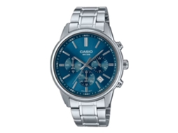 Relógio - Casio - Mtp-e515d-2a1vdf - Cronógrafo - À Prova D'água 5 Atm - Aço Inoxidável