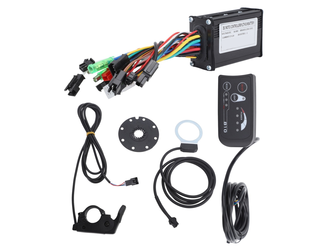 Vlrla-controlador Para Bicicleta Eléctrica 36v 48v 17a Con Panel S810, Puntos Magnéticos Ft 8c Y Mando 109r Para Motor 250w-350w