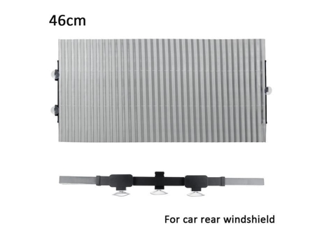 Pára-brisa traseiro do protetor solar do carro 46 cm - protetor solar retrátil universal para carro BIGILANTUH