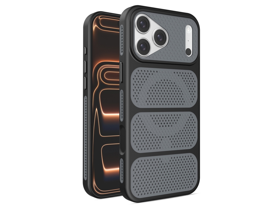 Capa Para Iphone 17 Pro Max Híbrido Magnético Preto Czhhmart