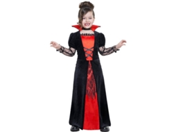 Fato de Menina DISFRAZZES Vampira Renda (Tam: 7 a 9 anos)
