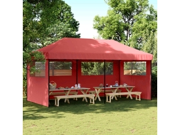 Vidaxl Tenda De Festa 292 X 580 X 315 Cm Borgonha Tecido Oxford