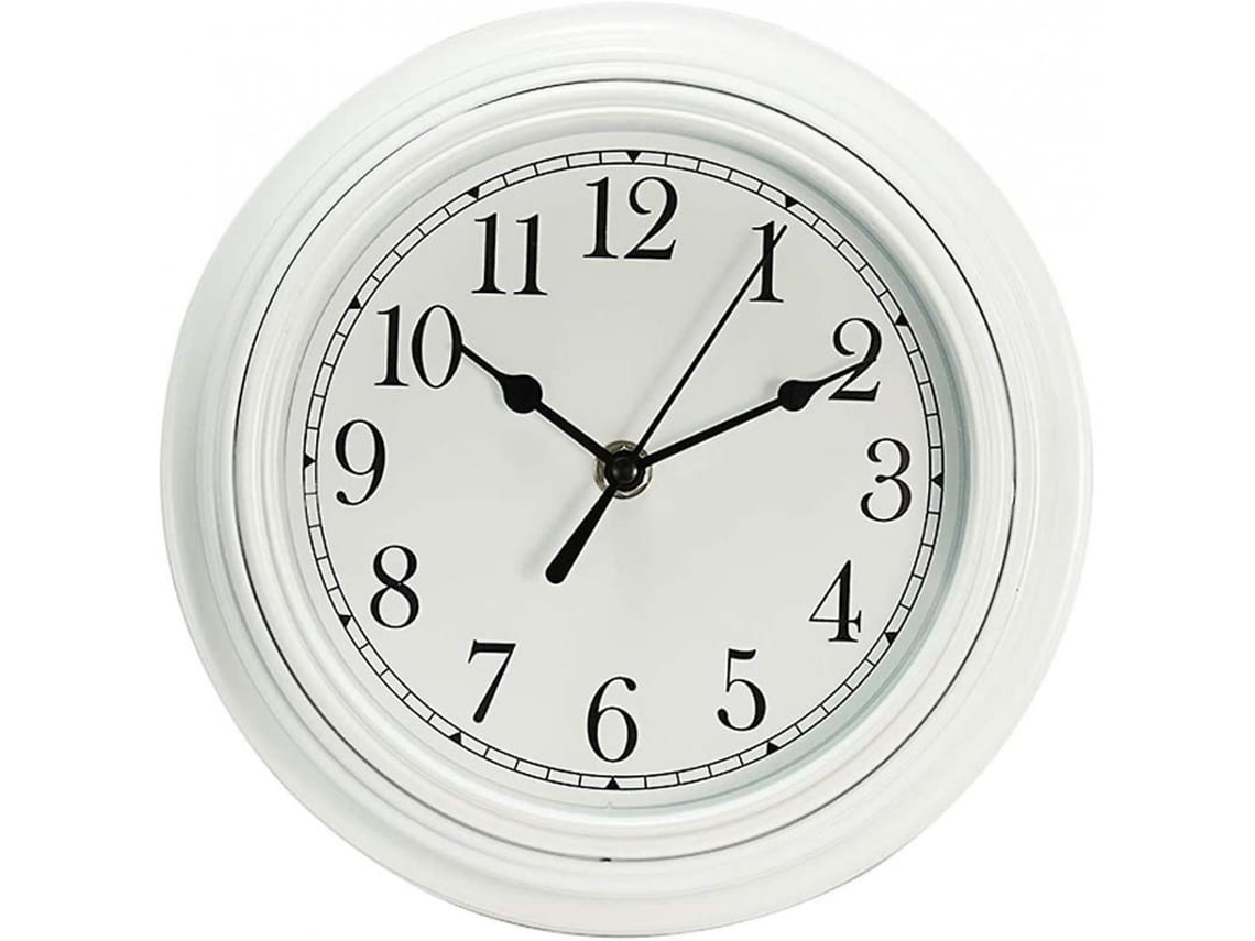 2026-reloj De Parede Silencioso Cozinha 9 Polegadas Retrô Decorativo Quarto Escritório Hgl Blanco