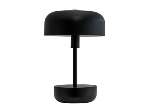 Candeeiro de mesa recarregável LED preto Haipot DYBERG LARSEN 17x17x25.7