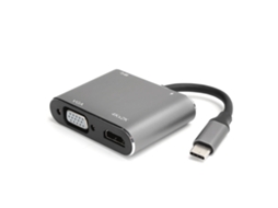Mali docking Station Usb c para Hdmi Vga Usb3.0 Conversor 4 em 1 com Carregamento Rápido 87w e 4k