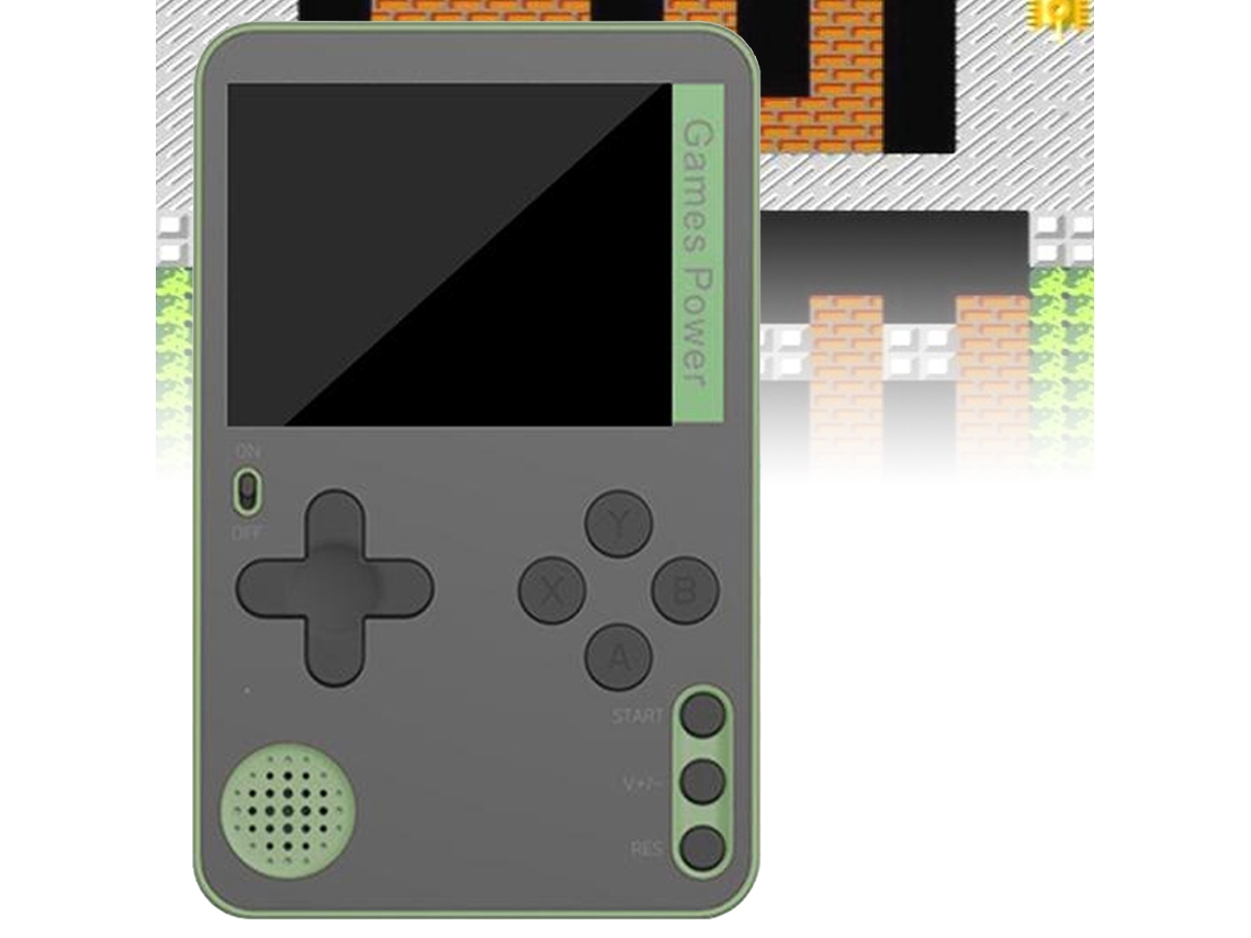 Console de Jogos Portátil EOOCOO ultra fino Retro com 500 Jogos